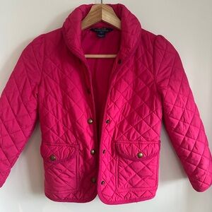 Polo Ralph Lauren Kids Pink Quilted Jacket